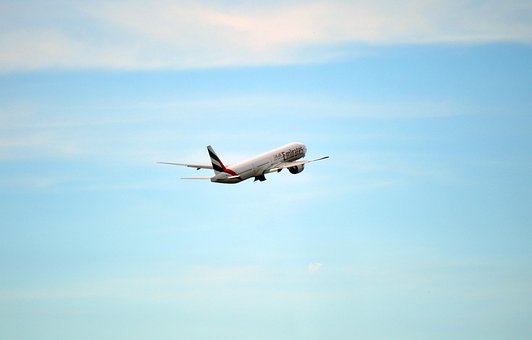 Uae, Emirates, Flight, Airplane