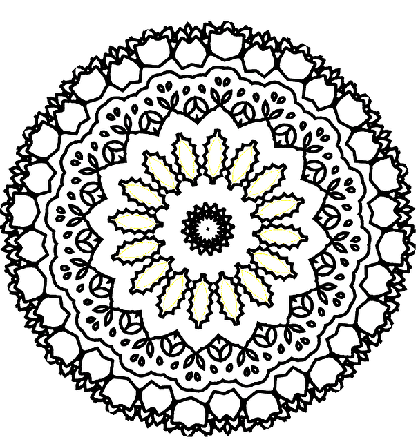 Free mandala kaleidoscope arts illustration