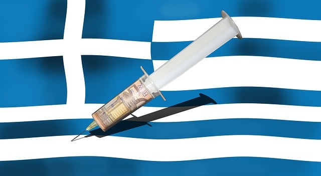 Grækenland, Banner, Flag, Indsprøjtning