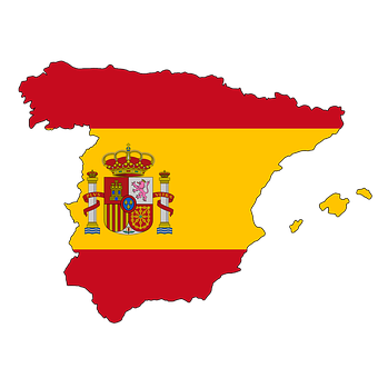 Free Spain Map illustration and picture