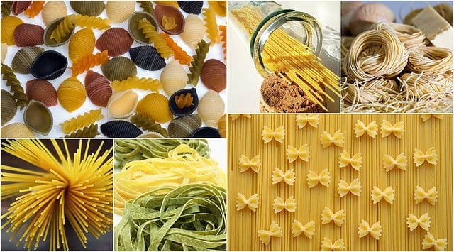 Free pasta food collage photo collage illustration