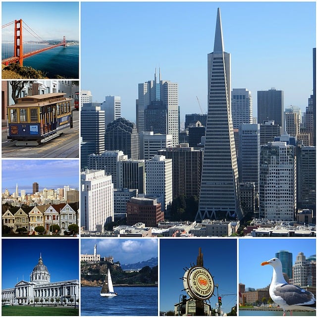 San Fransisco, Fotokollasje, Collage
