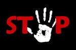 stop, hand, finger