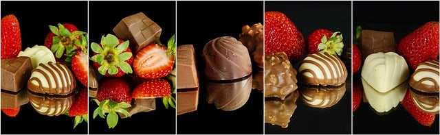 Free chocolate chocolate collage food collage illustration