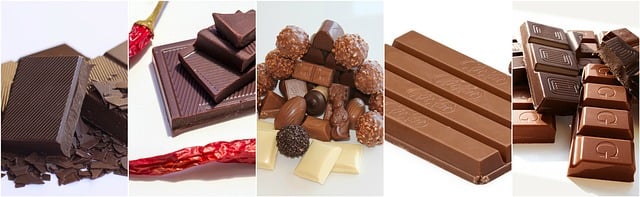 Free chocolate chocolate collage food collage illustration