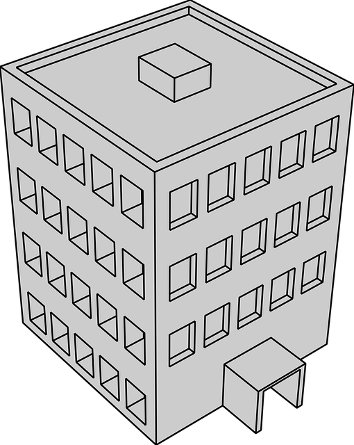 Free building gray drawing vector