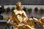 sculpture, gold, gilded