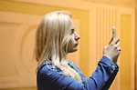 blonde, female, woman