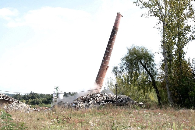 Free Demolition Chimney photo and picture