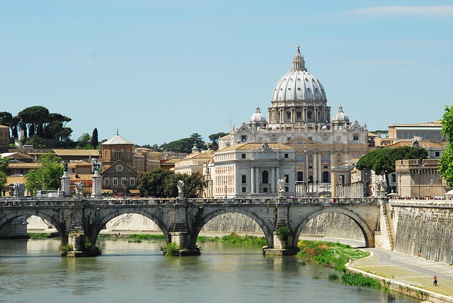 Rome, Heilige Peters, Tiber, Heilige