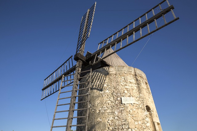 Free Provence Windmill photo and picture