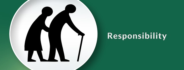 Free seniors care for the elderly protection illustration