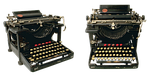 typewriter, old, letters