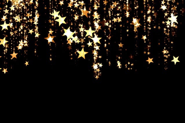 Free christmas stars advent season illustration