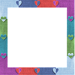 fabric, hearts, two-tone