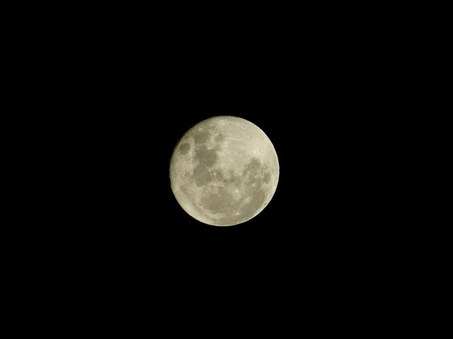 Free Moon Black Background photo and picture