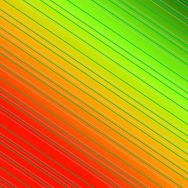 Free orange green gradient illustration