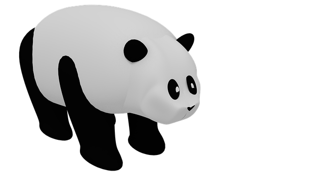 Panda, Transparent, Das Tier
