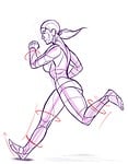 woman, running, exercise
