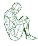 male, person, sad