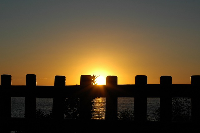 Free Sunset Gate photo and picture