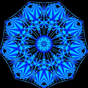 Mandala, Psihedelic, Neon