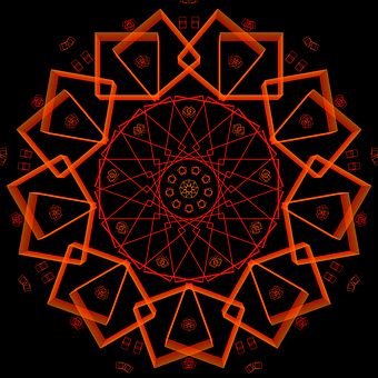 Mandala, Psihedelic, Neon