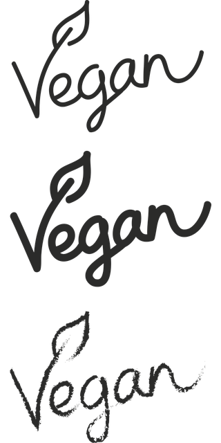 Free text vegan illustrator vector