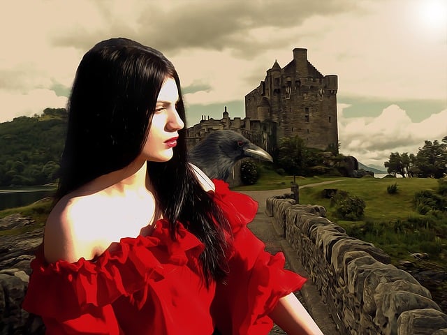 Free gothic fantasy medieval illustration