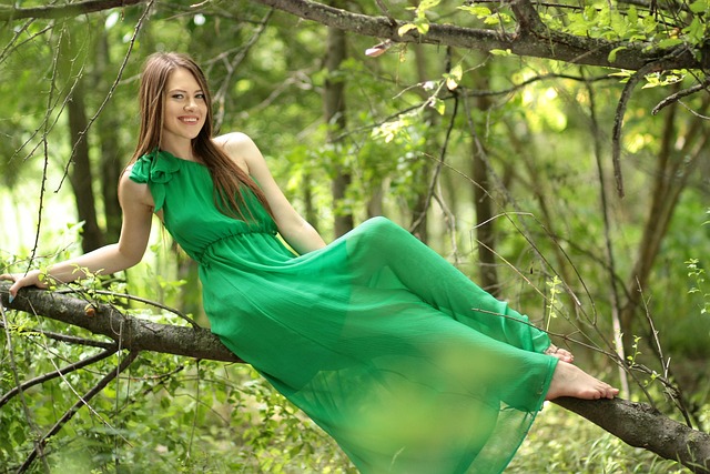 Face Dress Green Free Photo On Pixabay