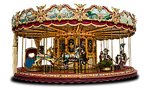 carousel, merry go round, fun