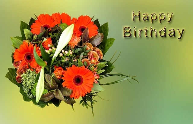 Free date of birth happy birthday nature illustration