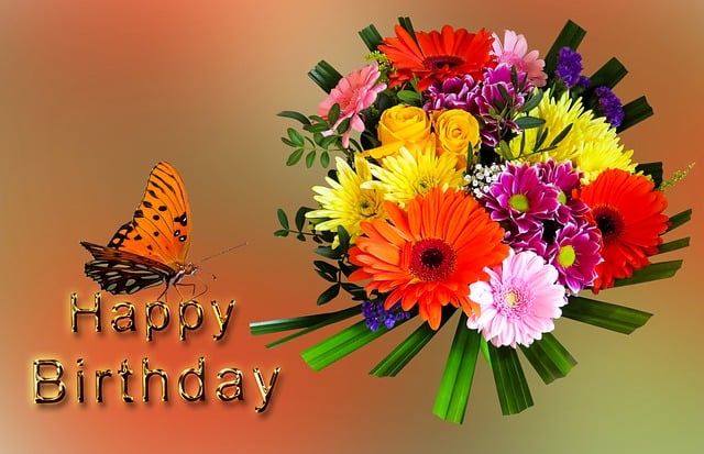 Free date of birth happy birthday birthday card illustration