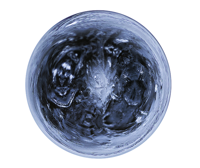 Free ice ball bubble illustration