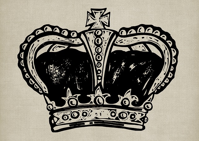 Free crown king queen illustration