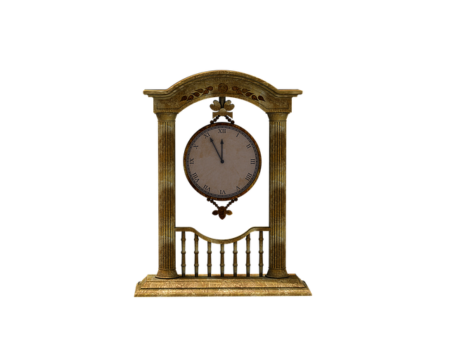 Free clock time hanging clock illustration