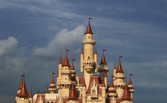 Schloss, Märchen, Turm, Fantasie
