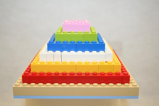 Lego, Pyramide, Spielzeuge, Kindheit