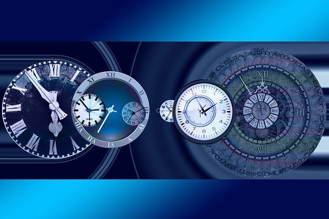 Free clock clock face present illustration