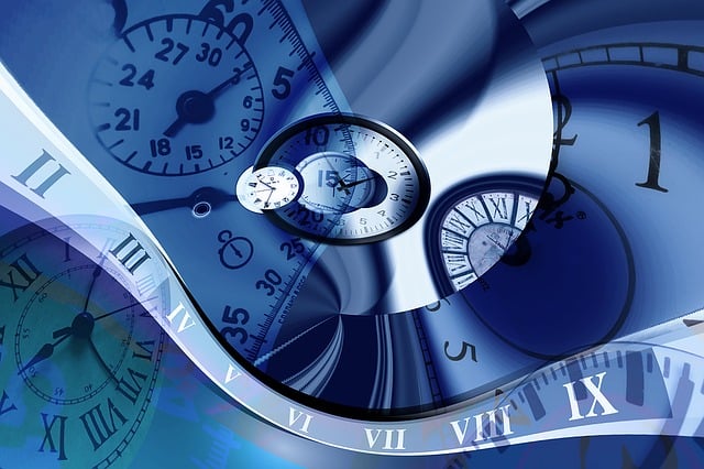 Free clock clock face present illustration