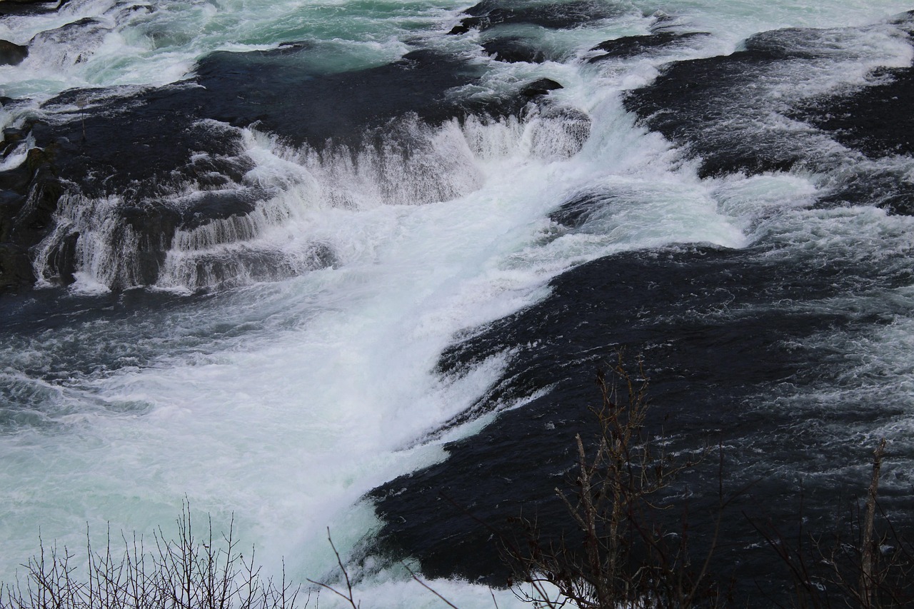 Rheinfall Schaffhausen: Europas größter Wasserfall als Tagesausflug 2 Tosende Wassermassen am Rheinfall — der größte Wasserfall Europas im Detail