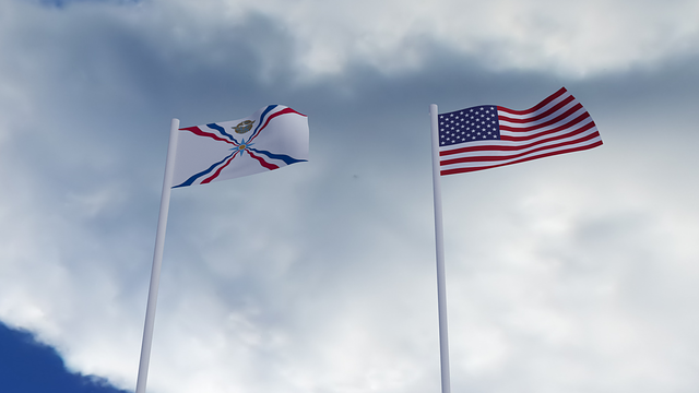 Free assyrian american flag illustration