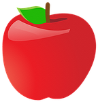 apple, fruit, food