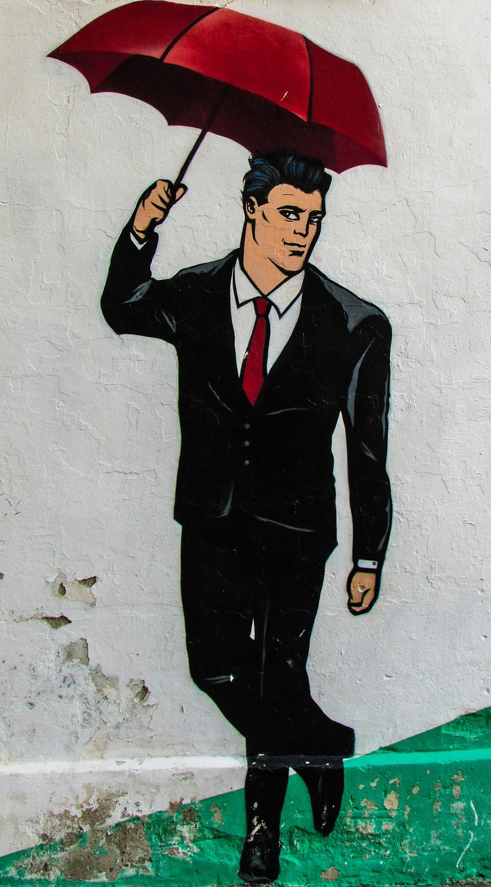 Graffiti Man Umbrella Free Photo On Pixabay Pixabay