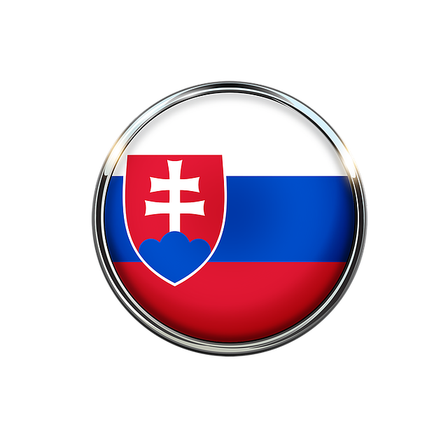 Free slovakia flag circle illustration