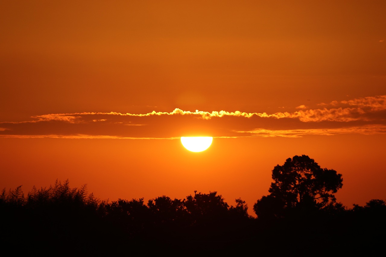Sunset - free online jigsaw puzzle photo