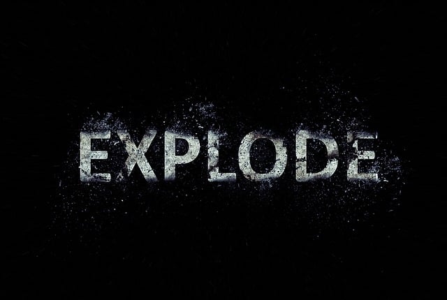 Explode 5 Letters Download Explode, Text, Scattering. Royalty-Free Stock Illustration ...