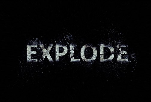 Free Explode Text illustration and picture
