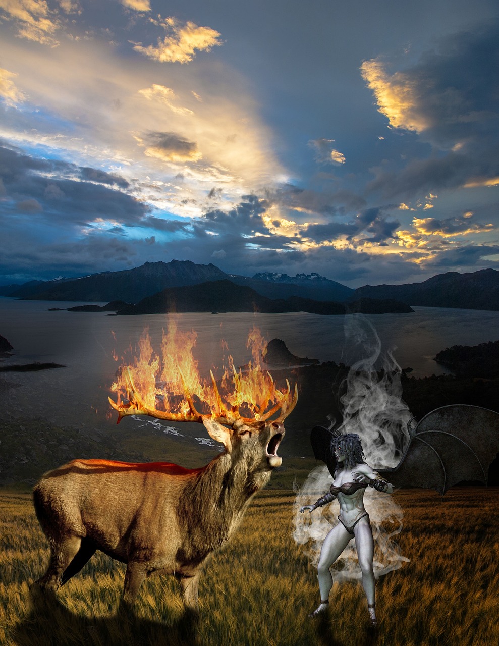 Deer Fire Burn - Free photo on Pixabay