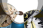 clock, clock face, wave